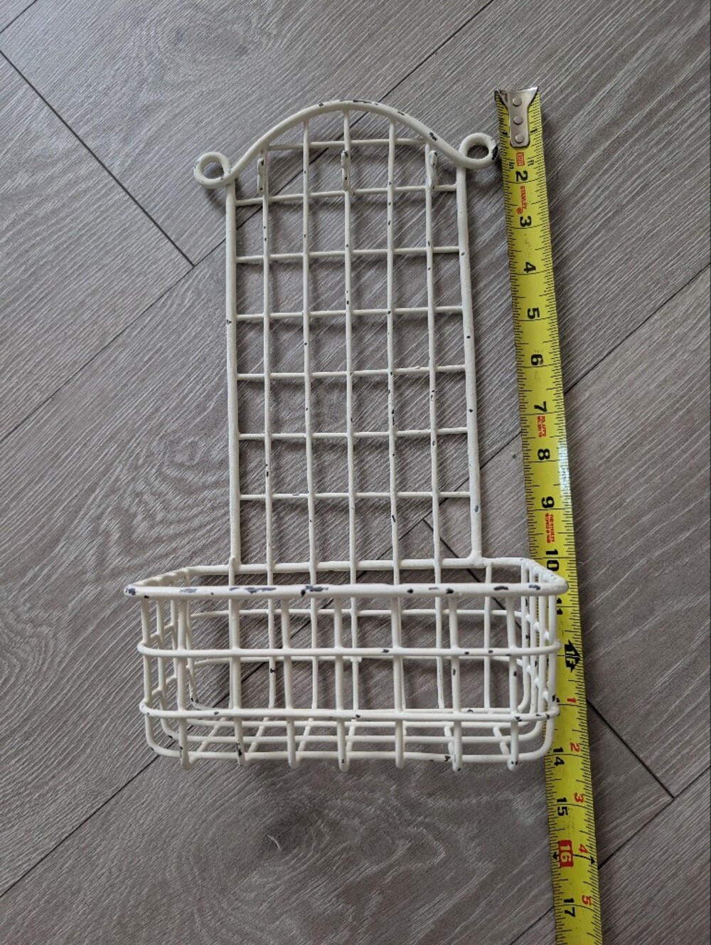 Unknown Brand Cream Wire Shelf Organizer